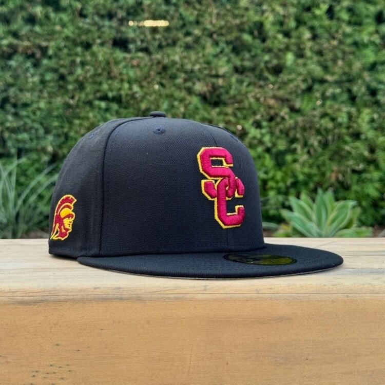New Era USC Trojans Interlock TTSP Black Team