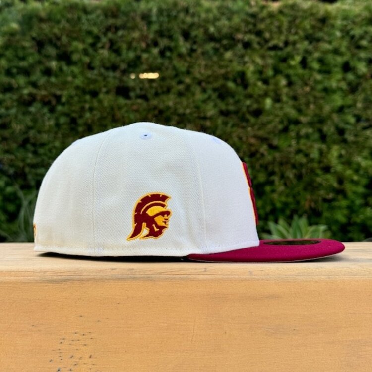 New Era USC Trojans Interlock TTSP Ivory/Cardinal