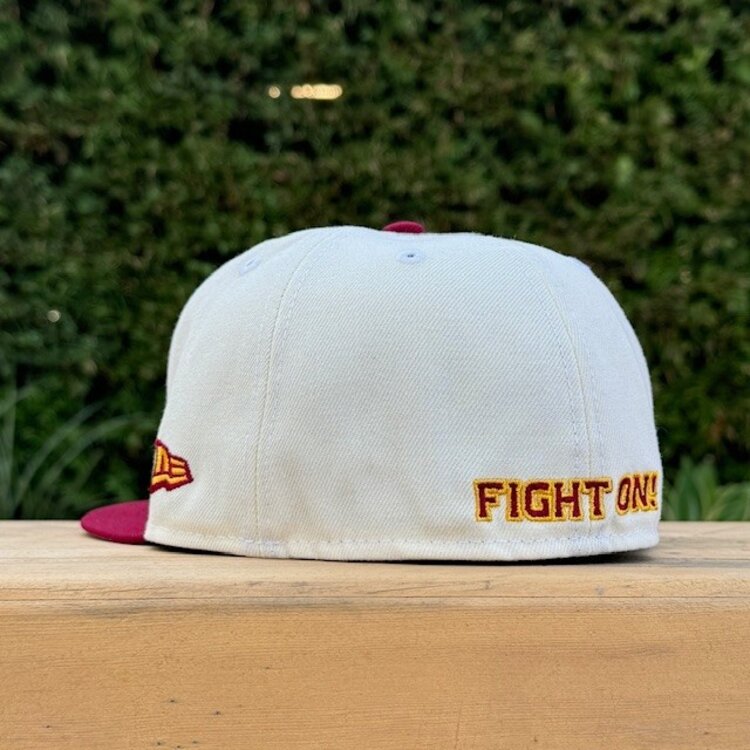 New Era USC Trojans Interlock TTSP Ivory/Cardinal