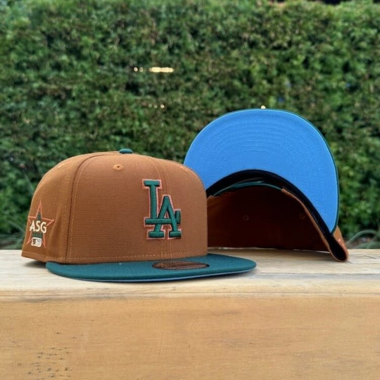 New Era LA Dodgers Peanut/Dark Green 2022 ASG Blue UV 950 Snapback
