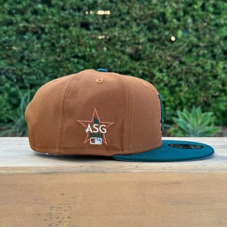 New Era LA Dodgers Peanut/Dark Green 2022 ASG Blue UV 950 Snapback