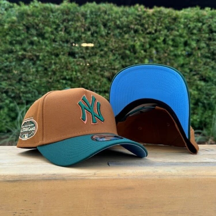 New Era NY Peanut/Dark Green Metallic Copper 2008 ASG Blue UV 940 A-Frame