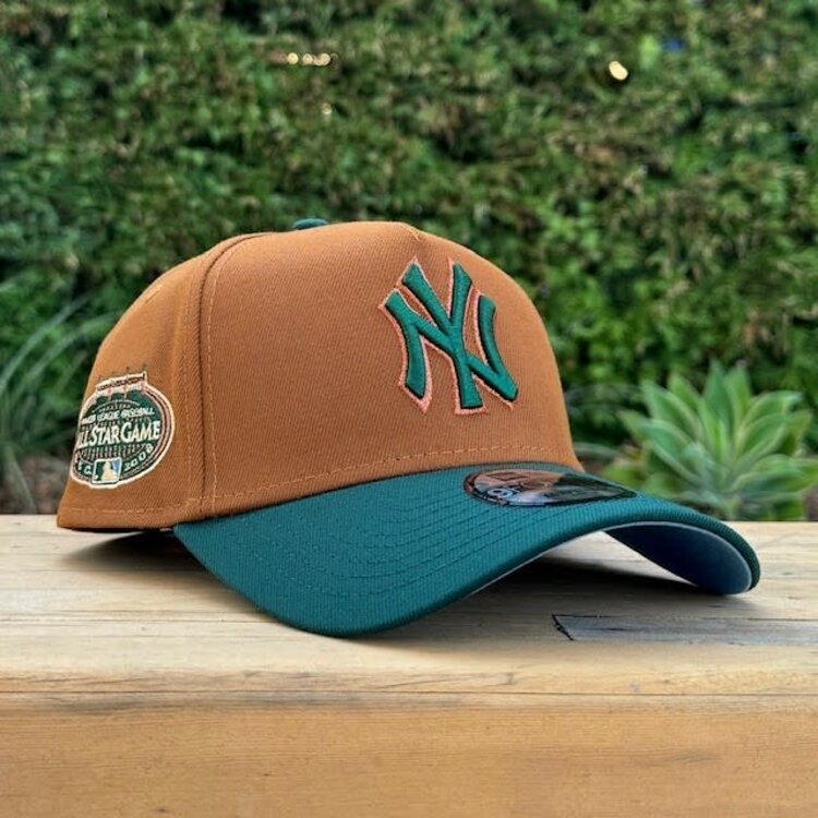 New Era NY Peanut/Dark Green Metallic Copper 2008 ASG Blue UV 940 A-Frame