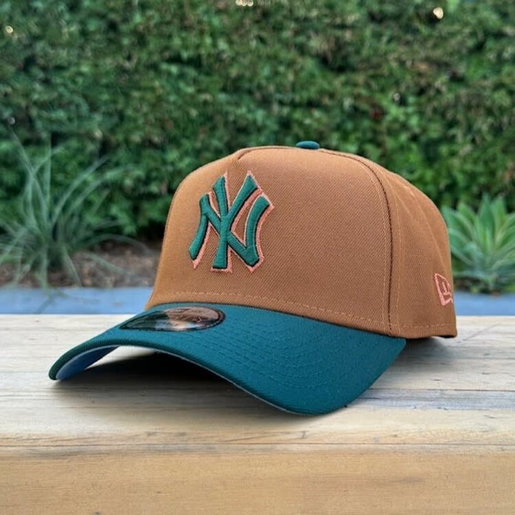 New Era NY Peanut/Dark Green Metallic Copper 2008 ASG Blue UV 940 A-Frame