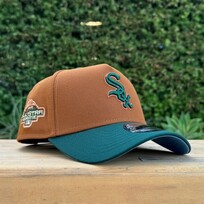 New Era White Sox Peanut/Dark Green Metallic Copper 2003 ASG Blue UV 940 AF