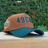 New Era 49ers Peanut/Dark Green Metallic Copper Pro Bowl Blue UV 940 AF