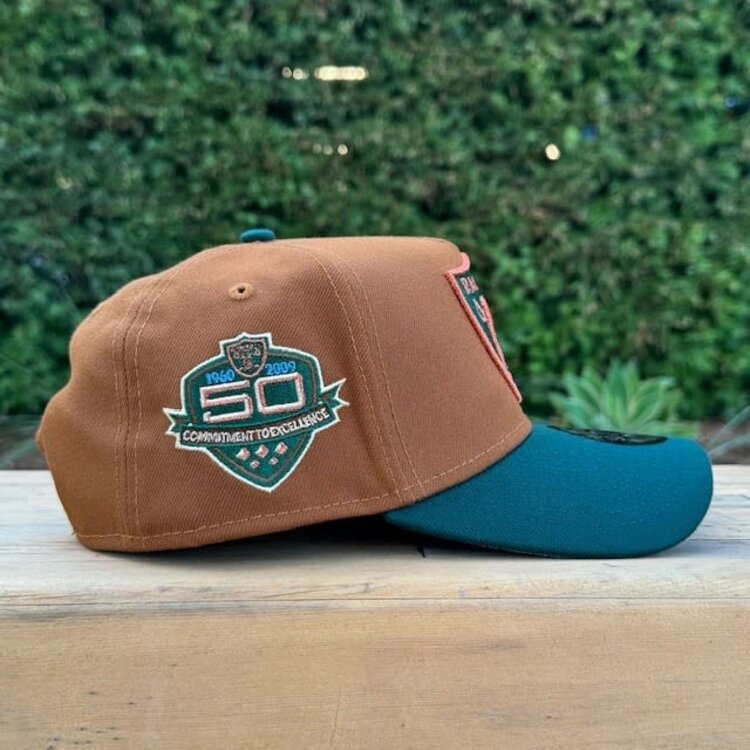 New Era Raiders Peanut/Dark Green Metallic Copper 50th Blue UV 940 AF