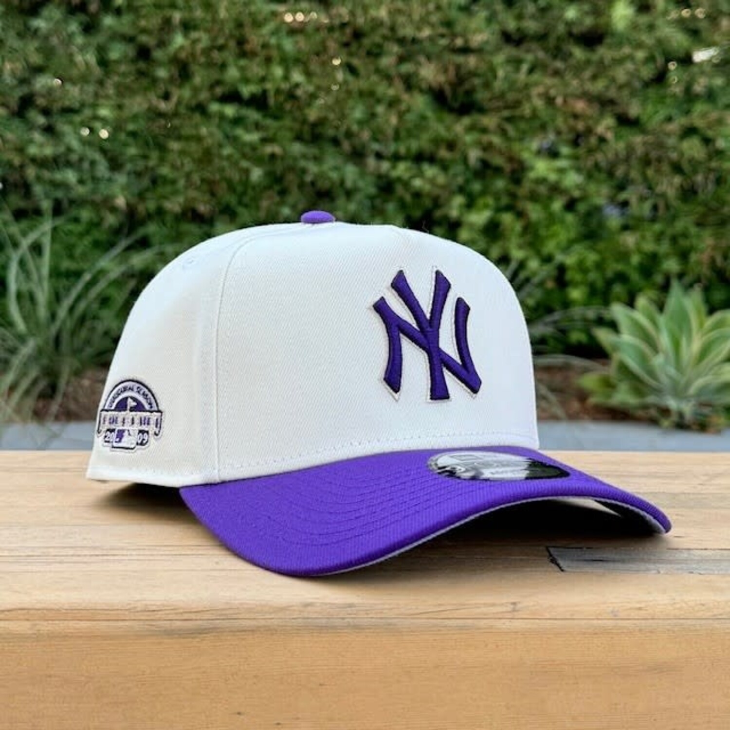 NY Ivory/Purple 2009 Inaugural 940 A-Frame - The Locker Room of Downey