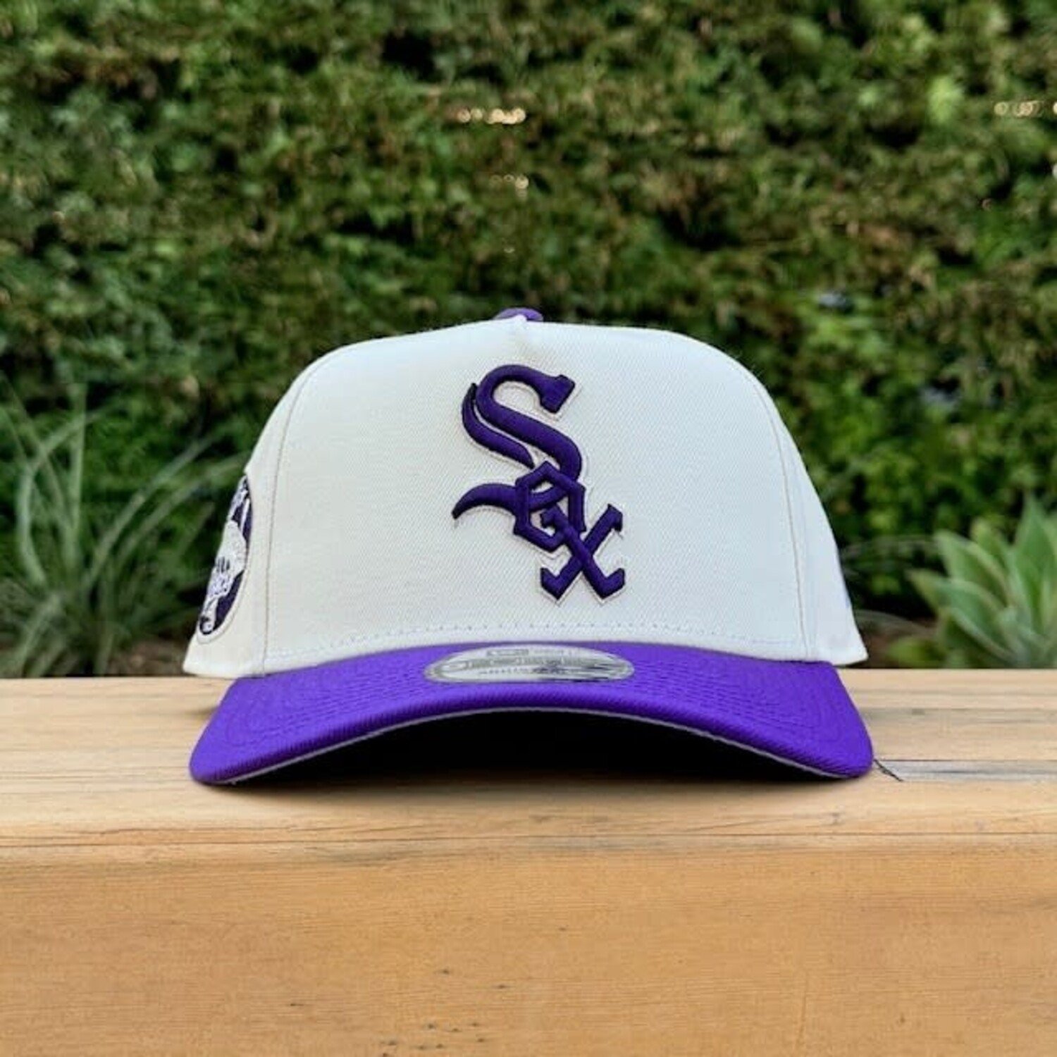 White Sox Ivory/Purple 75 Years 940 A-Frame - The Locker Room of