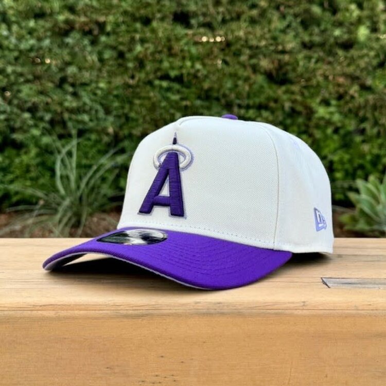 New Era Angels Ivory/Purple 1989 ASG 940 A-Frame