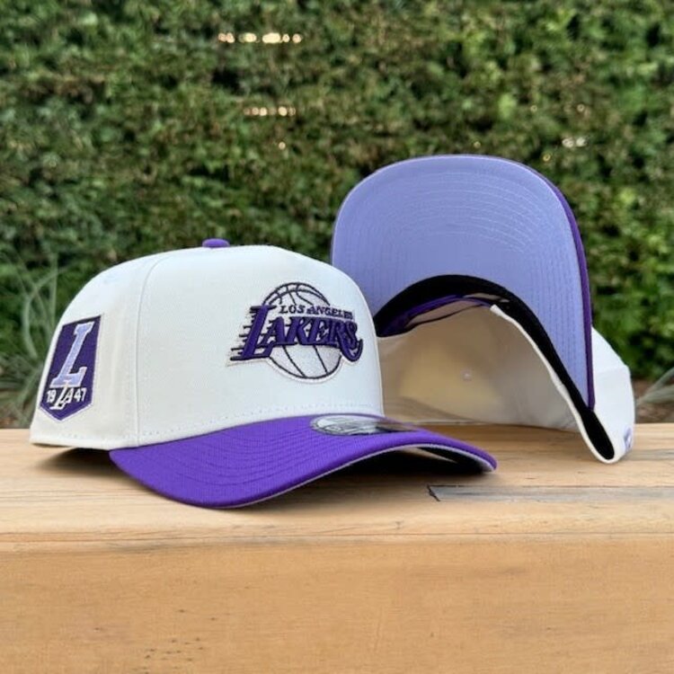 New Era Lakers Ivory/Purple 1947 940 A-Frame