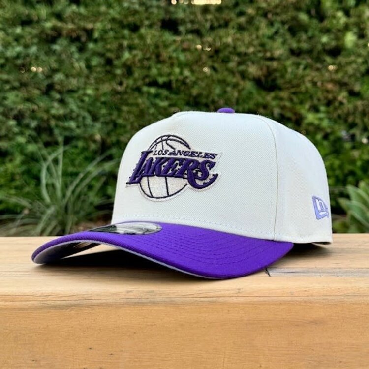 New Era Lakers Ivory/Purple 1947 940 A-Frame