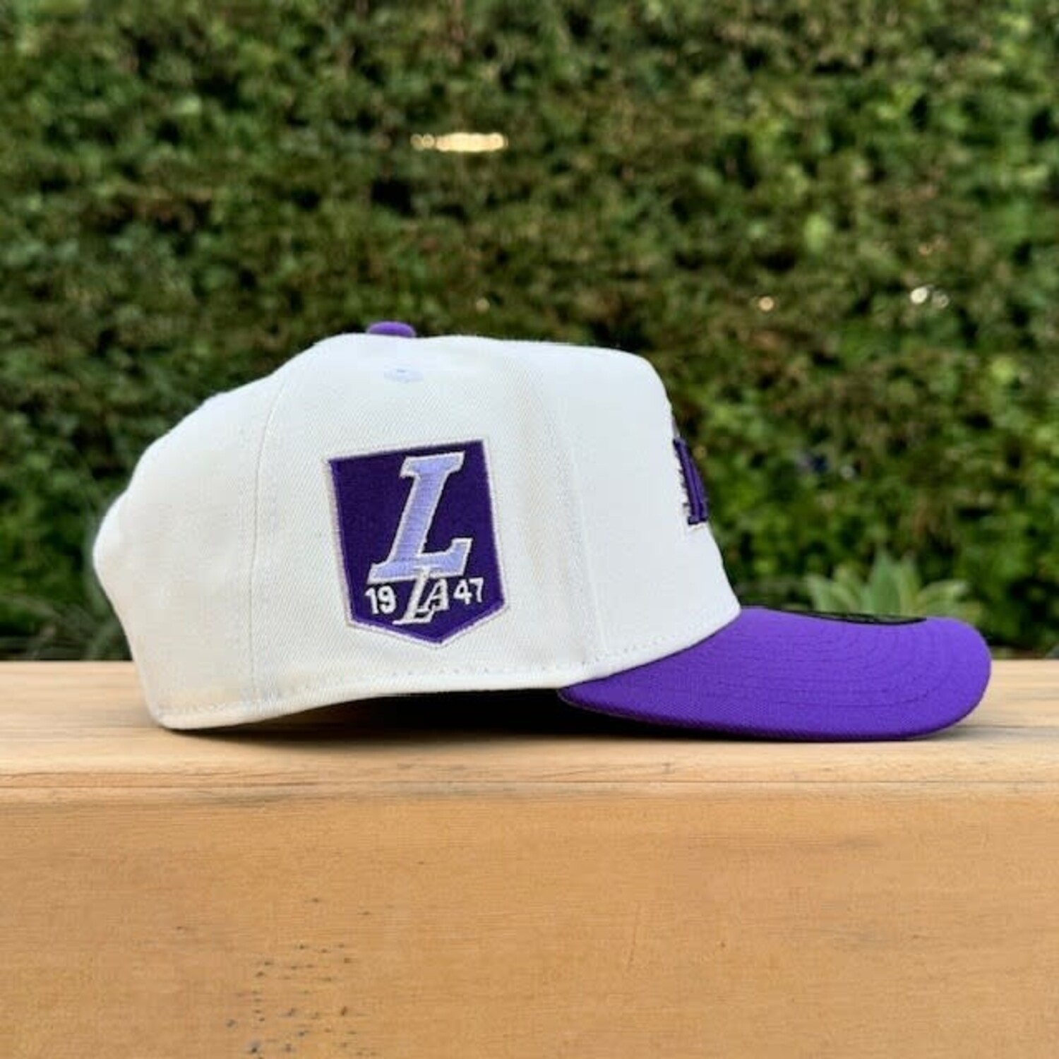 Lakers Ivory/Purple 1947 940 A-Frame - The Locker Room of Downey