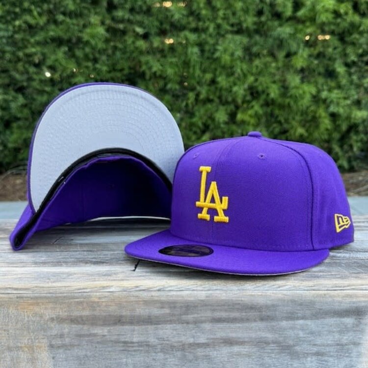 New Era LA C Purple Gold Back Hit GrUV