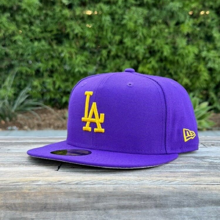 New Era LA C Purple Gold Back Hit GrUV
