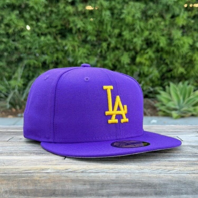 New Era LA C Purple Gold Back Hit GrUV