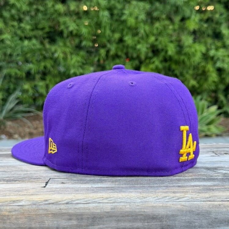 New Era LA C Purple Gold Back Hit GrUV