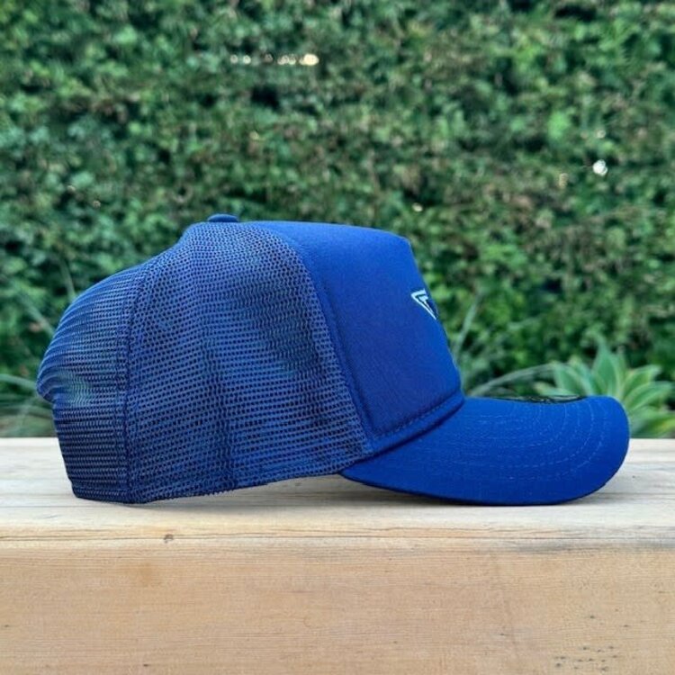 New Era Cowboys Navy Evergreen Star Foam Front 940 A-Frame Trucker