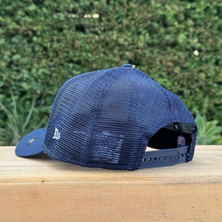 New Era Cowboys Navy Evergreen Retro Joe Foam Front 940 A-Frame Trucker