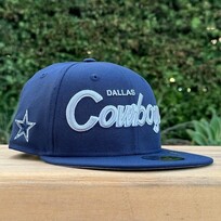 New Era Cowboys Youth Script Snapback
