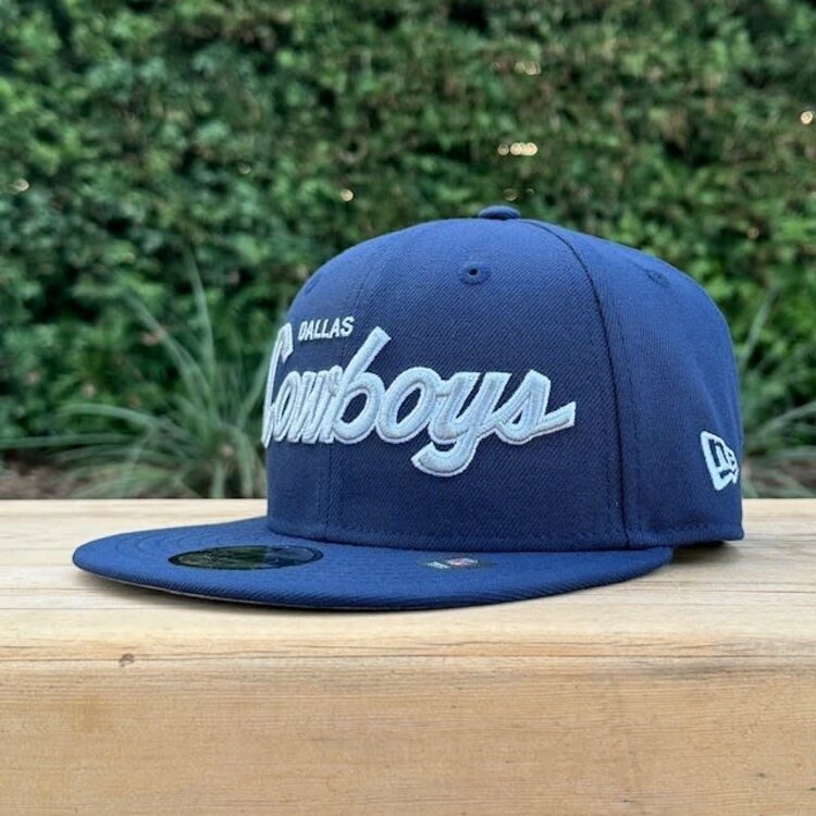 New Era Cowboys Youth Script Snapback