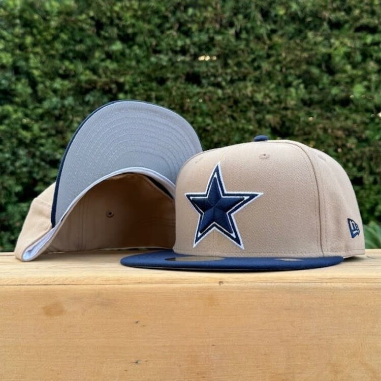 New Era Cowboys Khaki/Navy Fitted