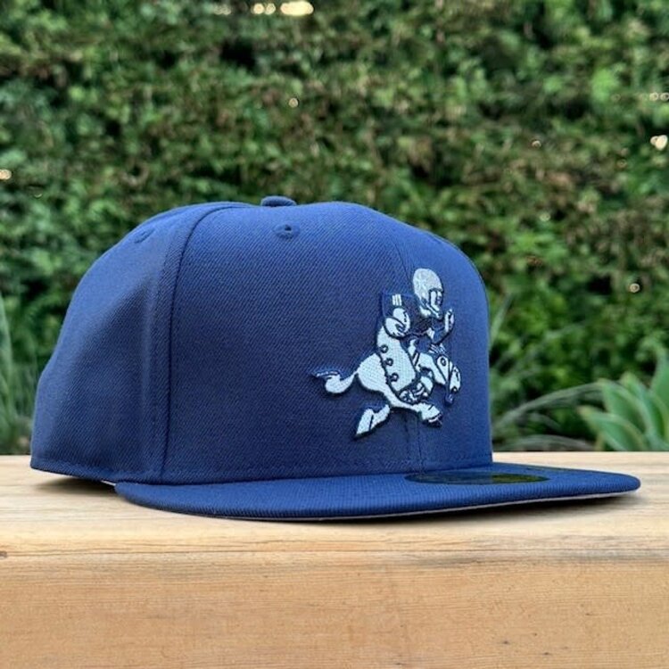 New Era Cowboys Navy Horse Fitted