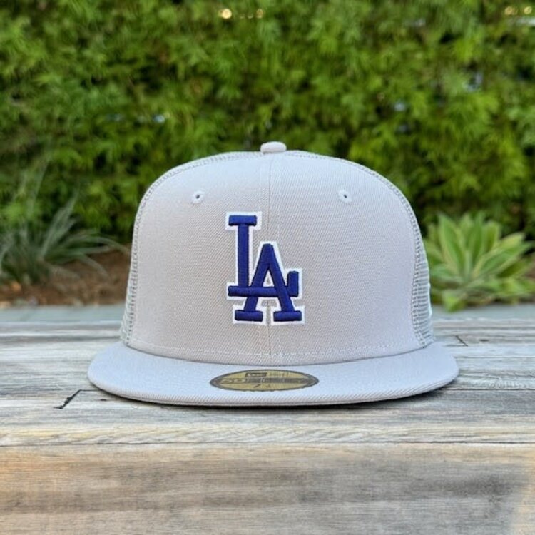 New Era LA Dodgers Light Gray Mesh Blue LA