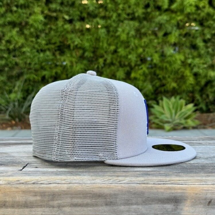 New Era LA Dodgers Light Gray Mesh Blue LA
