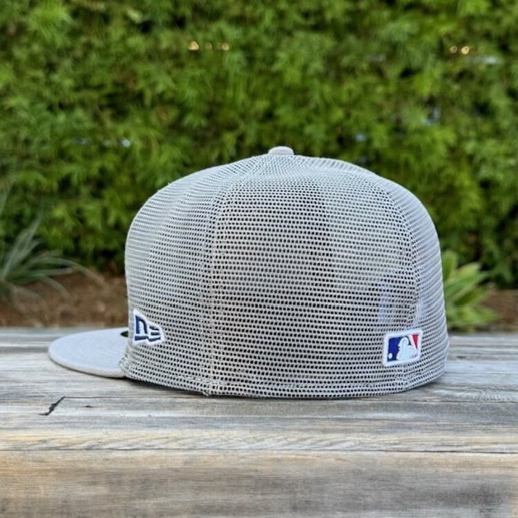 New Era LA Dodgers Light Gray Mesh Blue LA