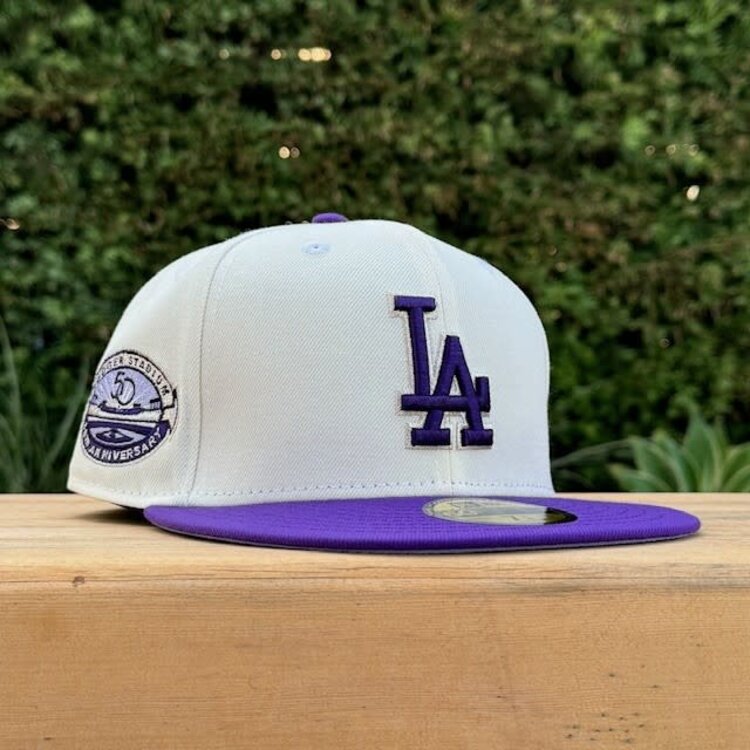 New Era LA Ivory/Purple 50th Stadium Anniv Lavender UV
