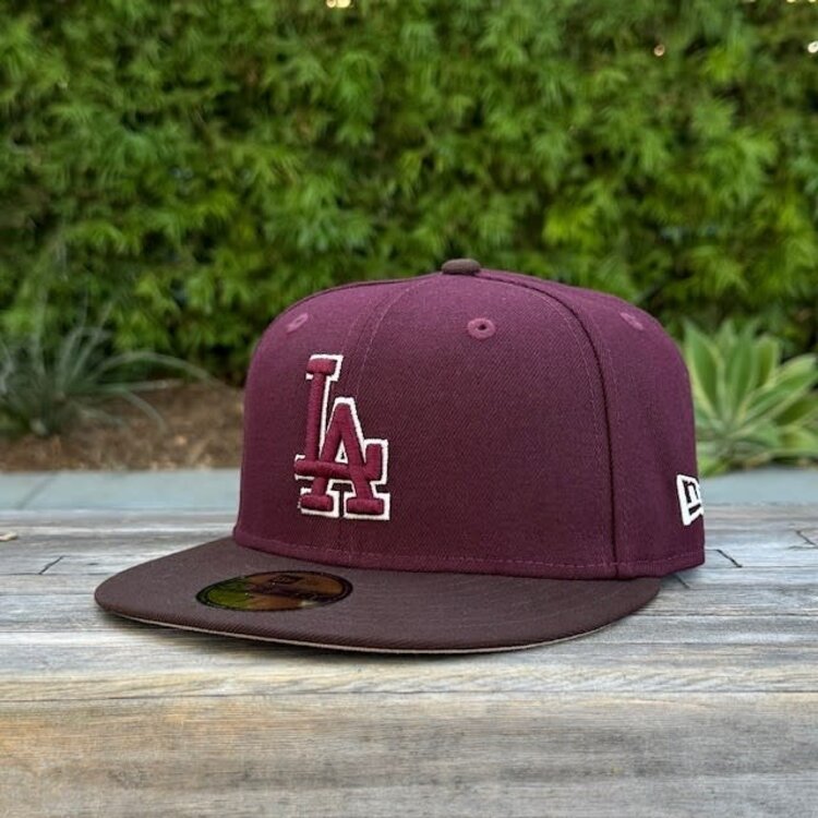 New Era LA Maroon/Brown Tan UV