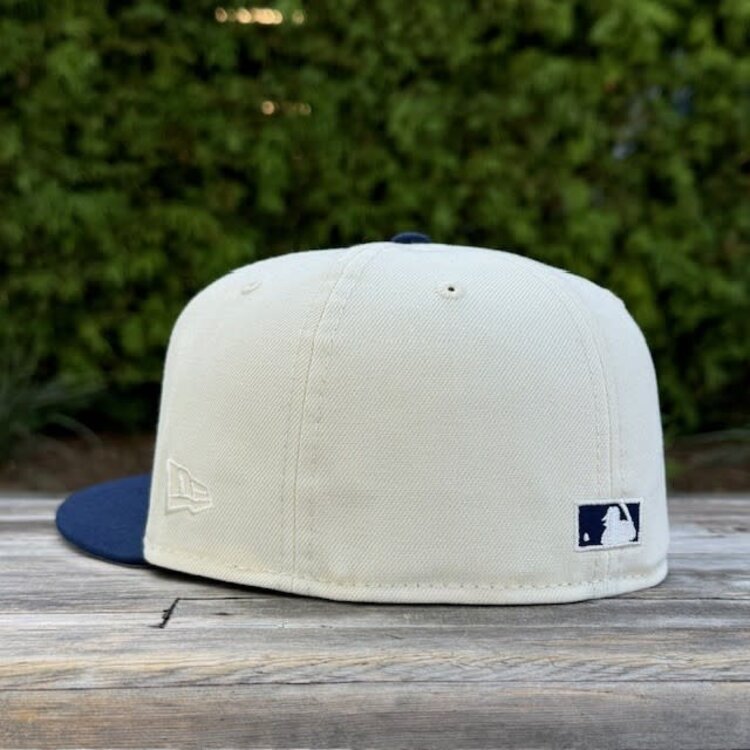 New Era LA Ivory/Navy 50th Anniv SP Gray UV Fitted
