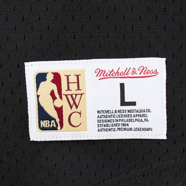 Mitchell and Ness Lakers M&N Men's Mesh V-Neck Black Jersey