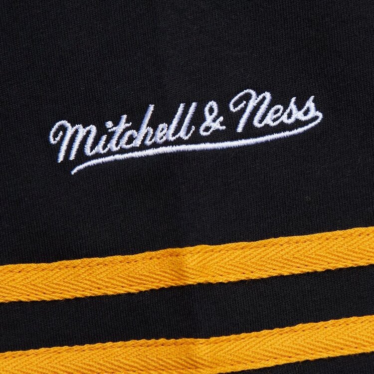 Mitchell and Ness LA Lakers M&N Men's NBA Black Fashion Button Front Jersey