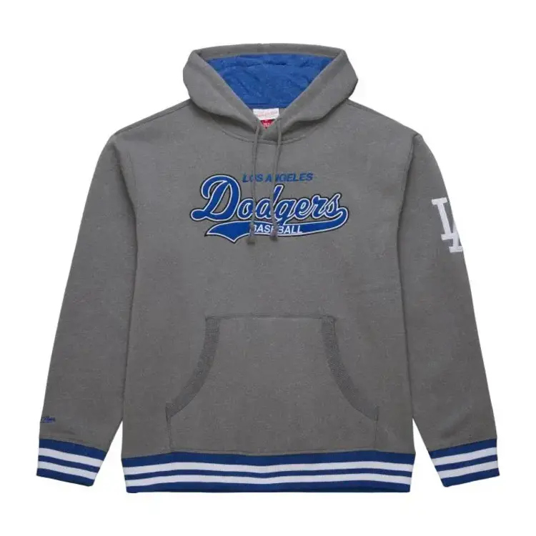 Mitchell and Ness LA Dodgers M&N Snow Washed Fleece Hoodie