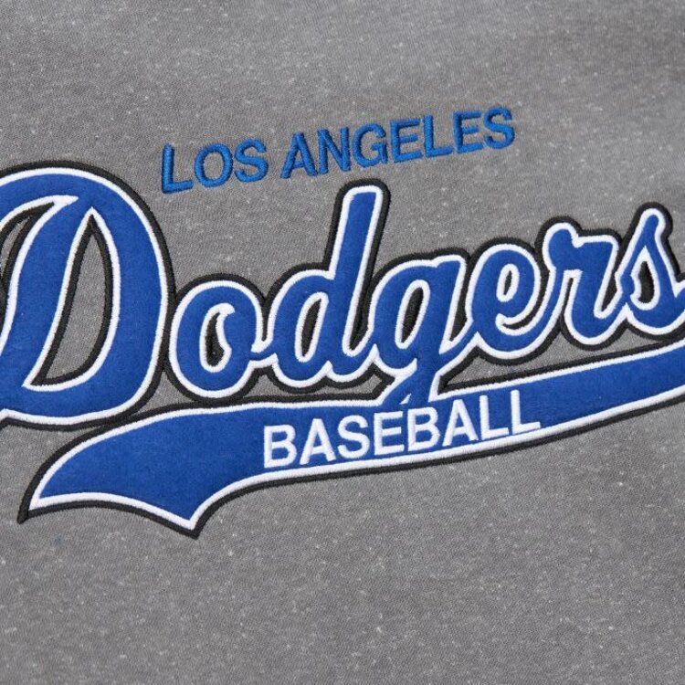 Mitchell and Ness LA Dodgers M&N Snow Washed Fleece Hoodie