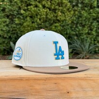 New Era LA Dodgers Ivory/Khaki Metallic 1980 ASG Gray UV