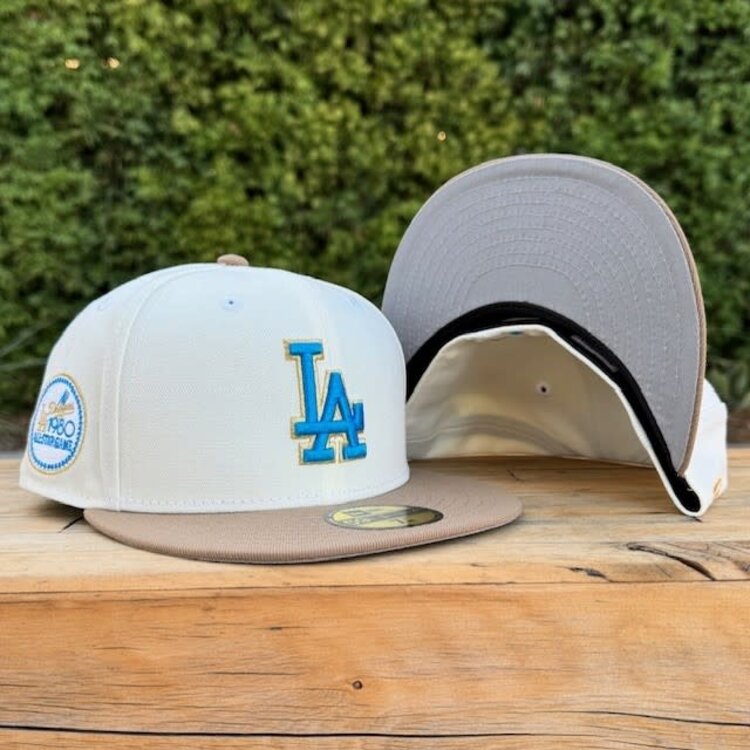 New Era LA Dodgers Ivory/Khaki Metallic 1980 ASG Gray UV