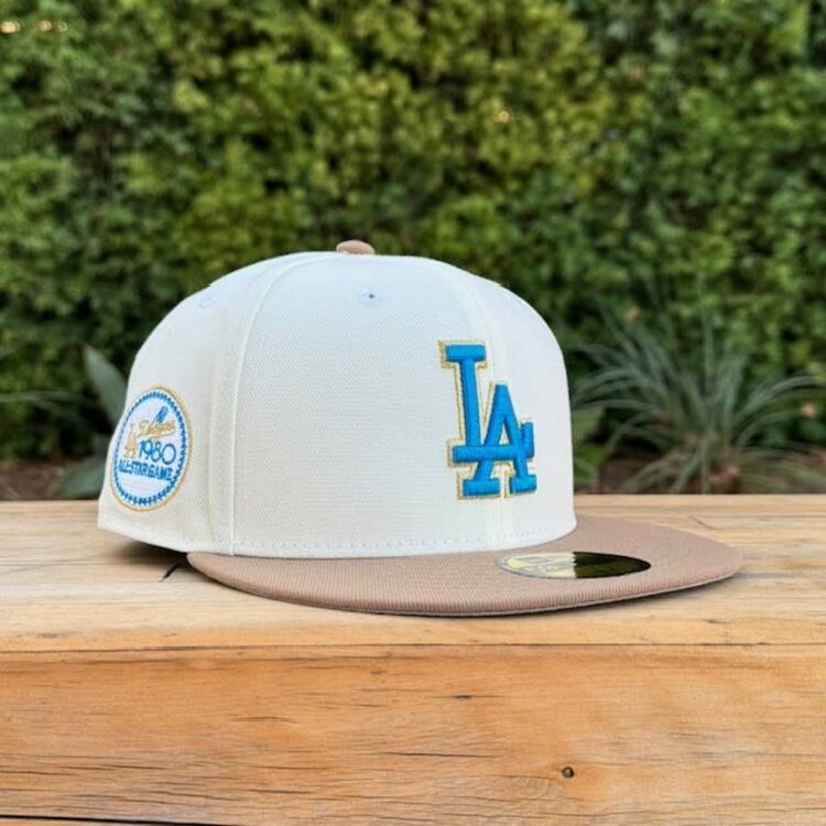 New Era LA Dodgers Ivory/Khaki Metallic 1980 ASG Gray UV