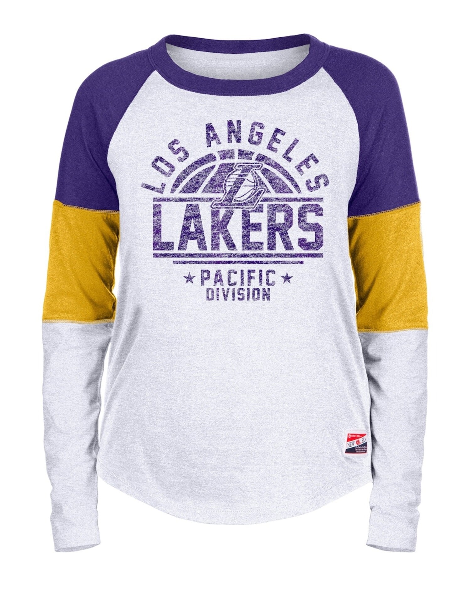 Lakers Women's NE Pacific Division White/Purple Long Sleeve - The