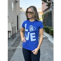 G-III LA Dodgers W GIII Endzone Royal Crew Love