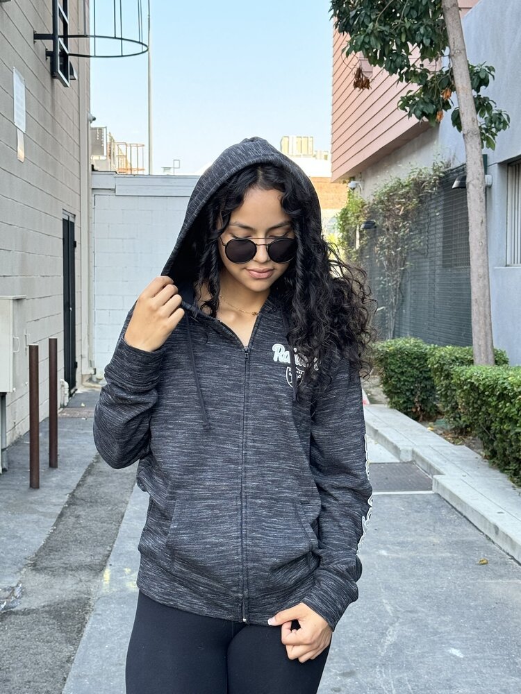 New Era Raiders NE Black W Space Dye F/Z Hood