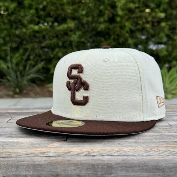 New Era SC Interlock Ivory /Brown