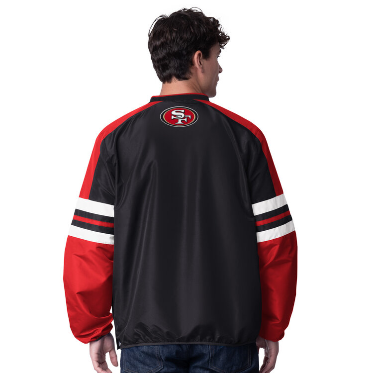 G-III 49ers Wordmark M G-III High Heat V-Neck Pullover