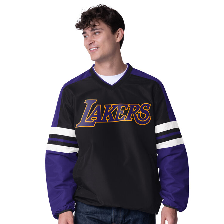 G-III Lakers M G-III High Heat V-Neck Pullover