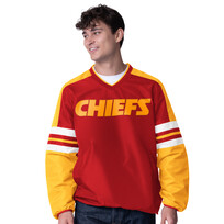 G-III Chiefs M G-III High Heat V-Neck Pullover