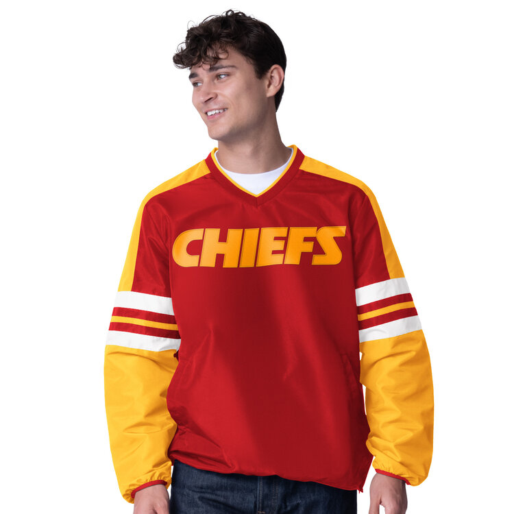 G-III Chiefs M G-III High Heat V-Neck Pullover