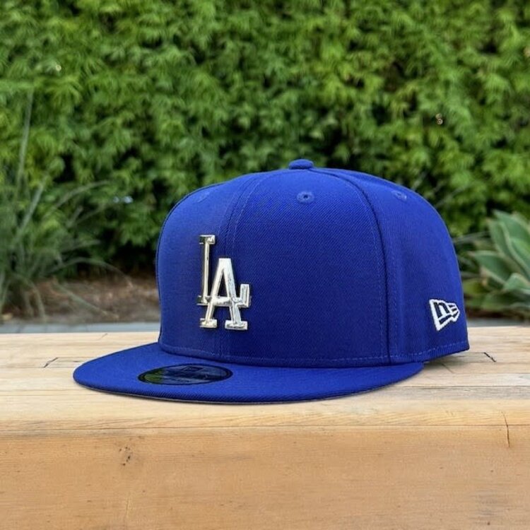 New Era LA Dodgers Royal Silver Metal Logo 950 Snapback