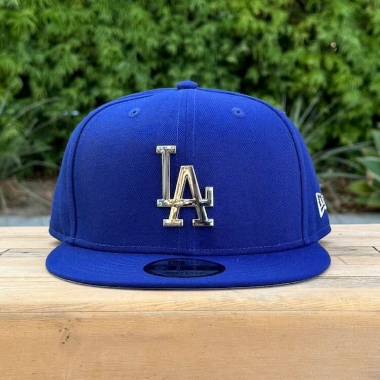 New Era LA Dodgers Royal Silver Metal Logo 950 Snapback
